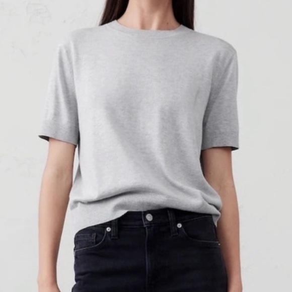Banana Republic Factory The Forever Sweater • Short Sleeve Cotton Knit - Picture 1 of 13
